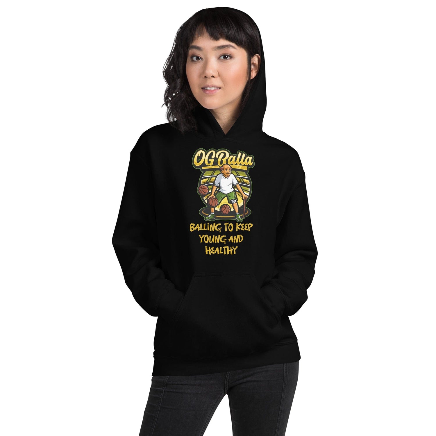 OGBALLA &quot;Balling To Keep Young and Healthy&quot; Unisex Hoodie - OGBALLA.com