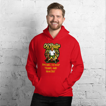 OGBALLA &quot;Balling To Keep Young and Healthy&quot; Unisex Hoodie - OGBALLA.com