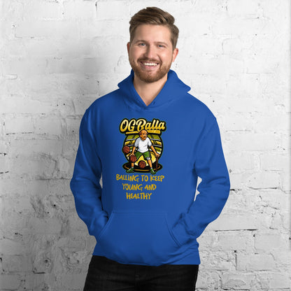 OGBALLA &quot;Balling To Keep Young and Healthy&quot; Unisex Hoodie - OGBALLA.com