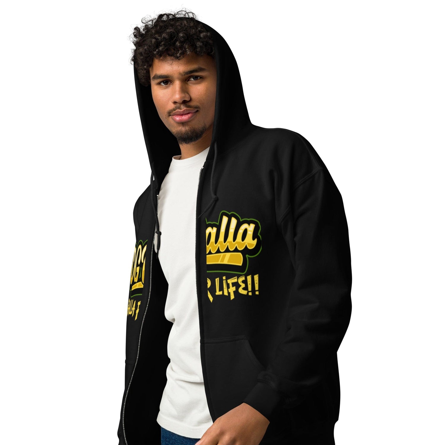 OGBALLA &quot;Balla For Life&quot; Unisex heavy blend zip hoodie *NEW - OGBALLA.com