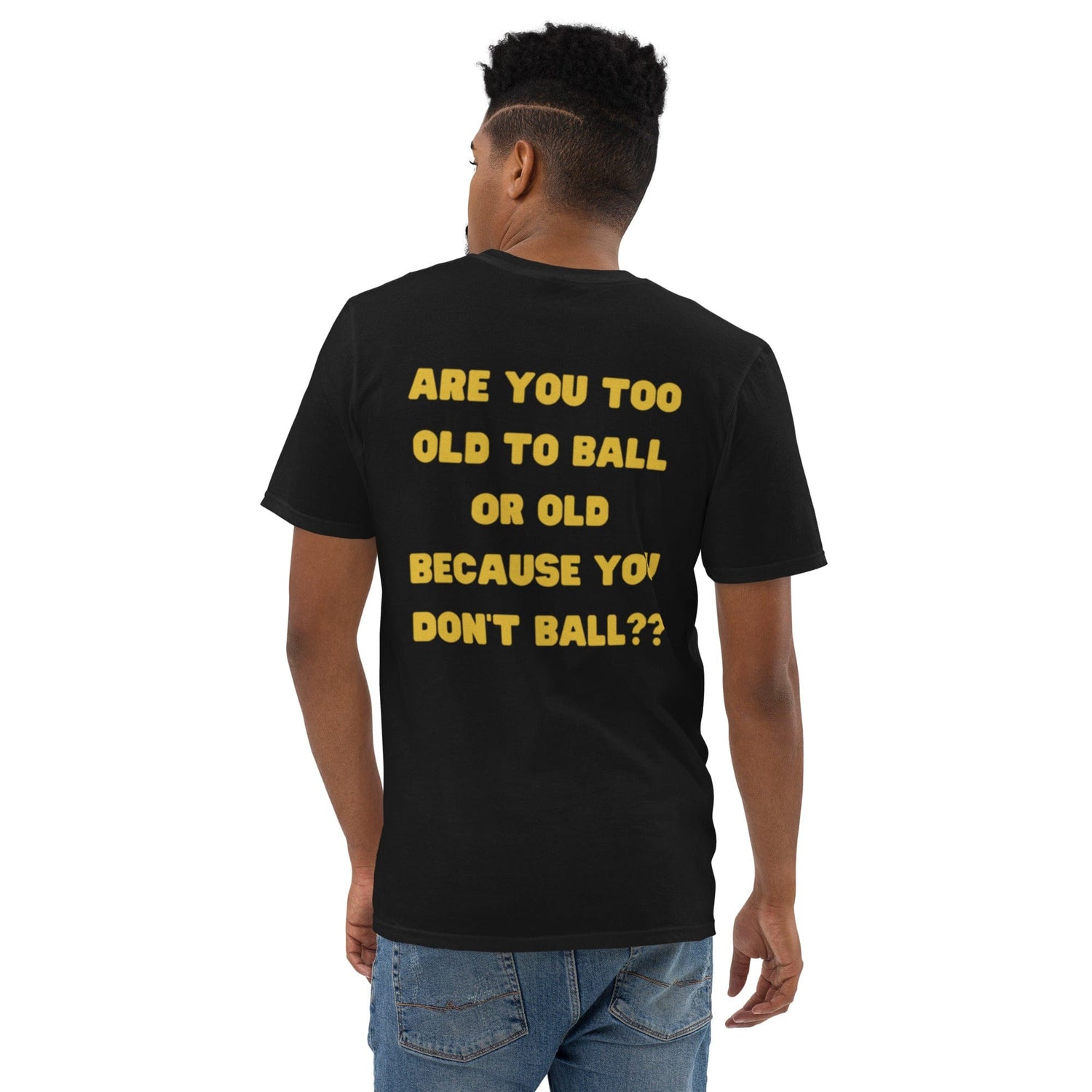 OGBALLA &quot;Êtes-vous trop vieux pour jouer au ballon&quot; Tee-shirt humoristique avec citation de basket-ball