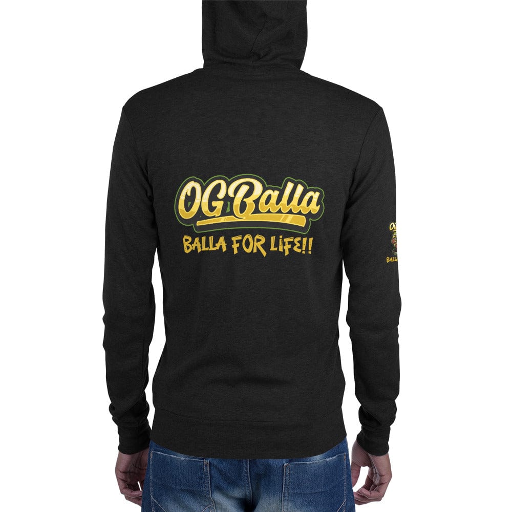 OGBALLA &quot;Balla For Life&quot; Unisex zip hoodie - OGBALLA.com