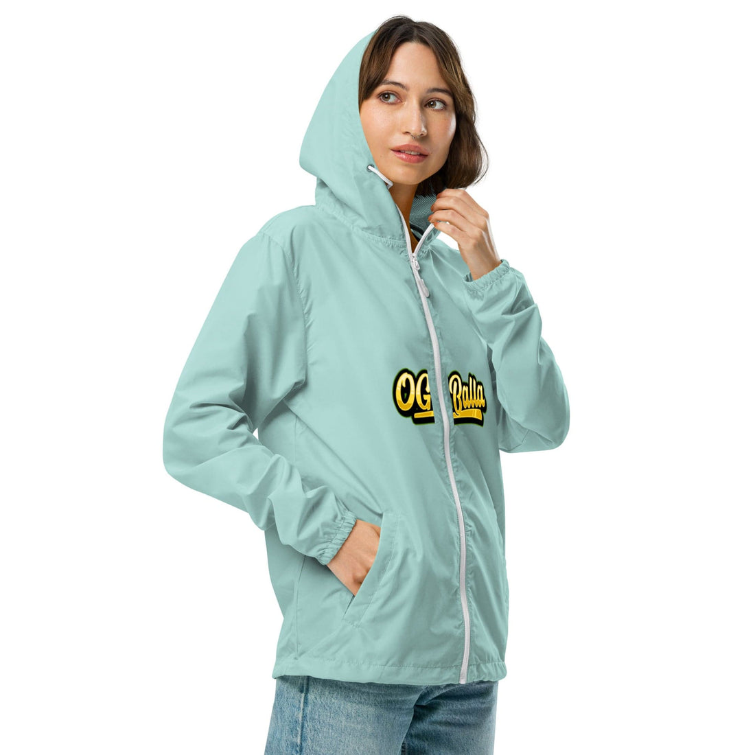 OGBALLA Unisex lightweight zip up windbreaker *NEW*