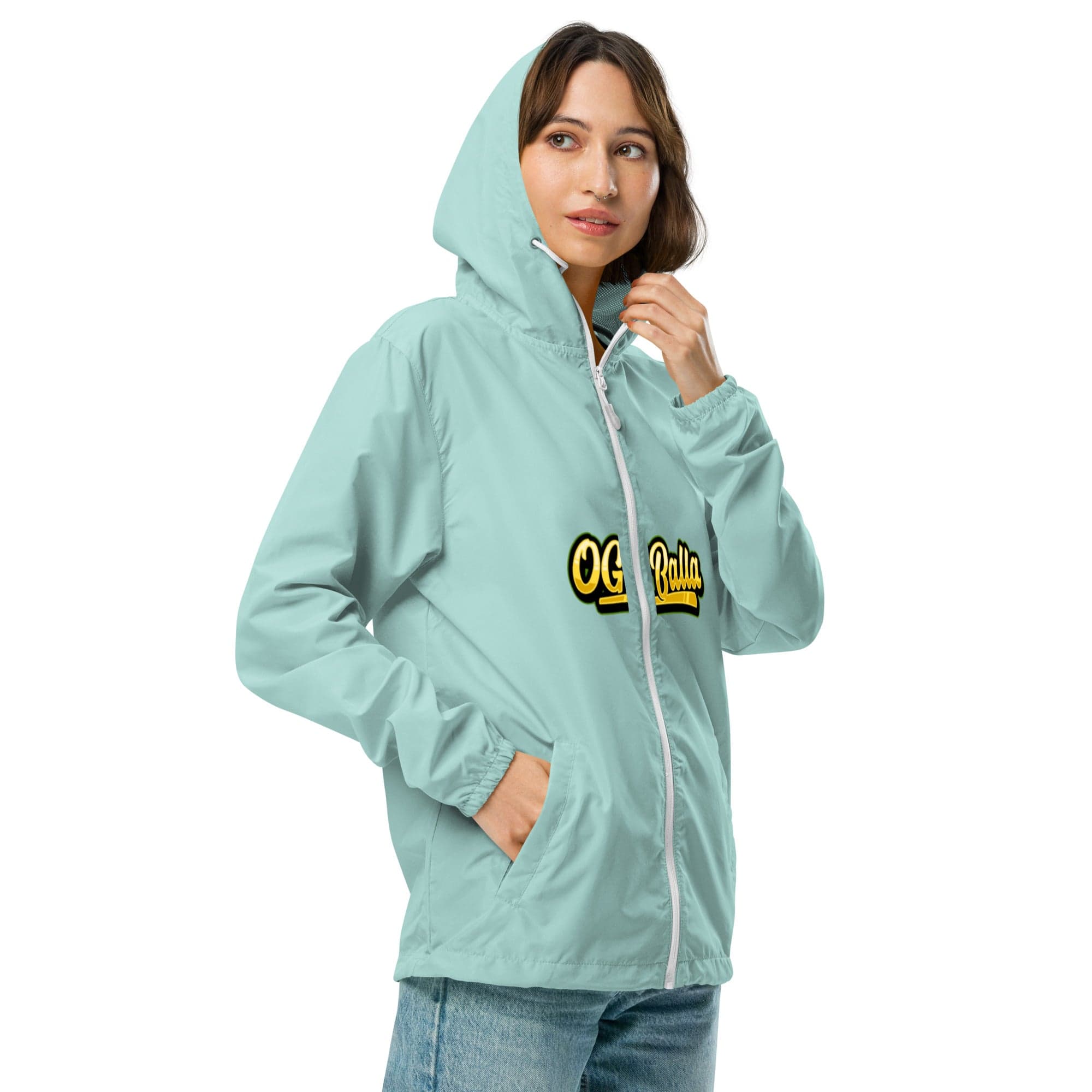 OGBALLA Unisex lightweight zip up windbreaker *NEW*