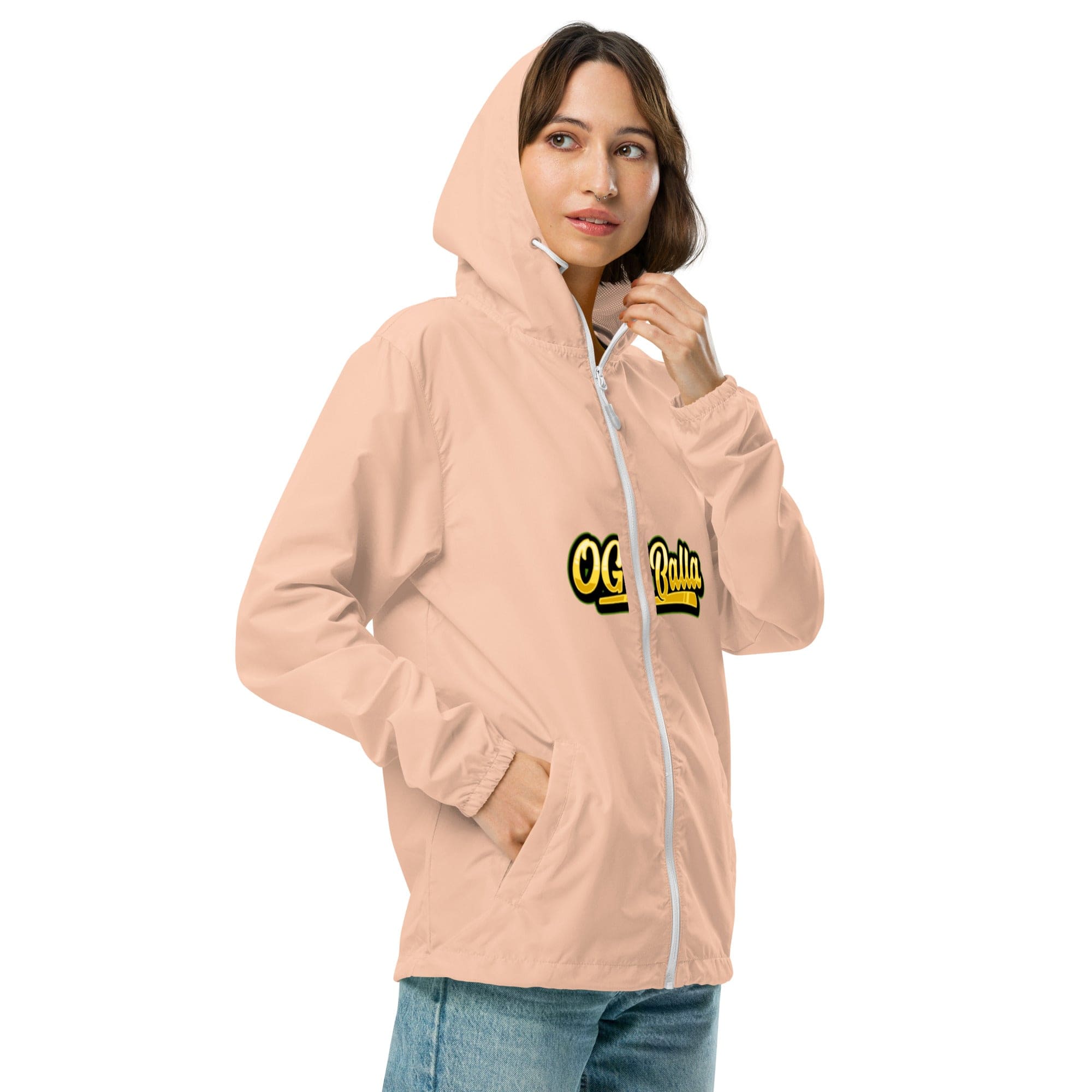 OGBALLA Unisex lightweight zip up windbreaker *NEW*