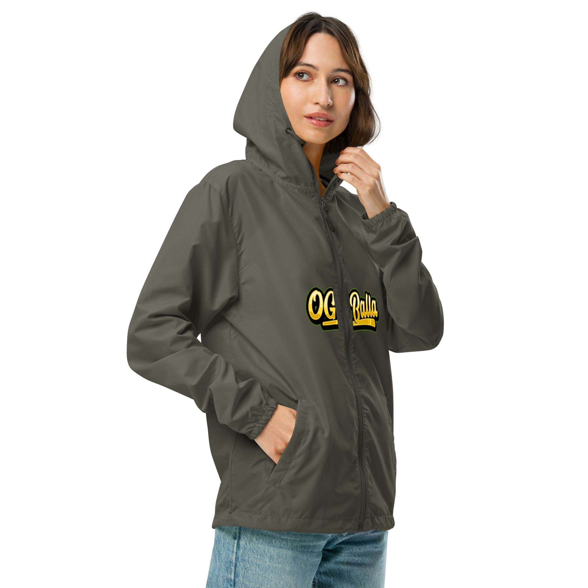 OGBALLA Unisex lightweight zip up windbreaker *NEW*