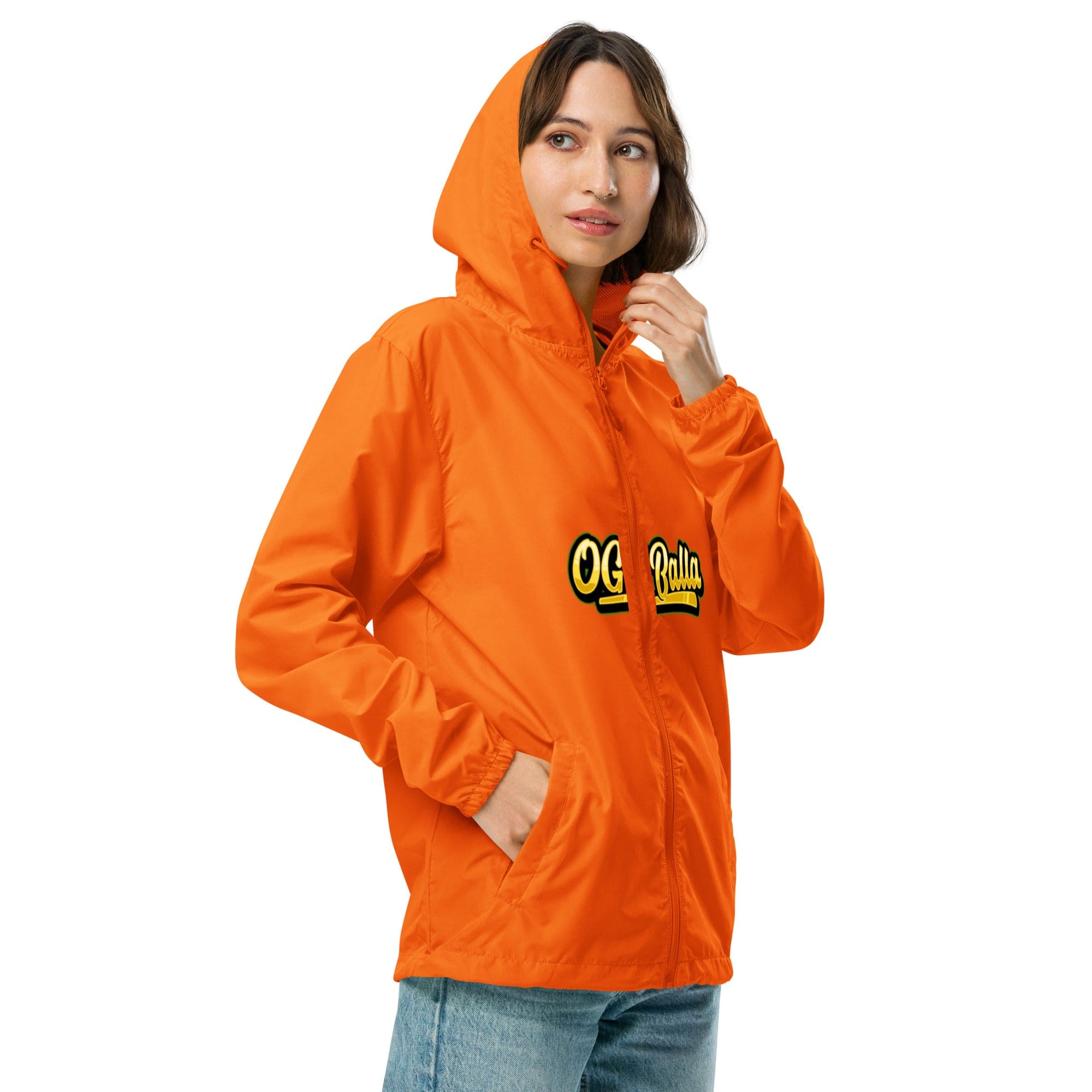 OGBALLA Unisex lightweight zip up windbreaker *NEW*