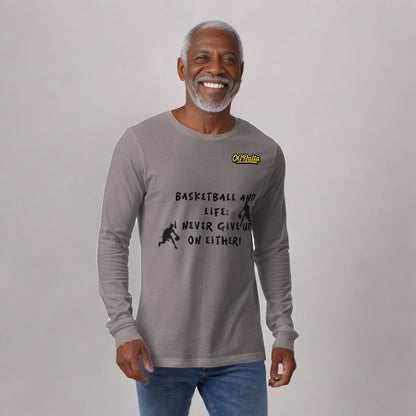 OGBALLA Never Give Up Unisex Long Sleeve Tee *NEW*