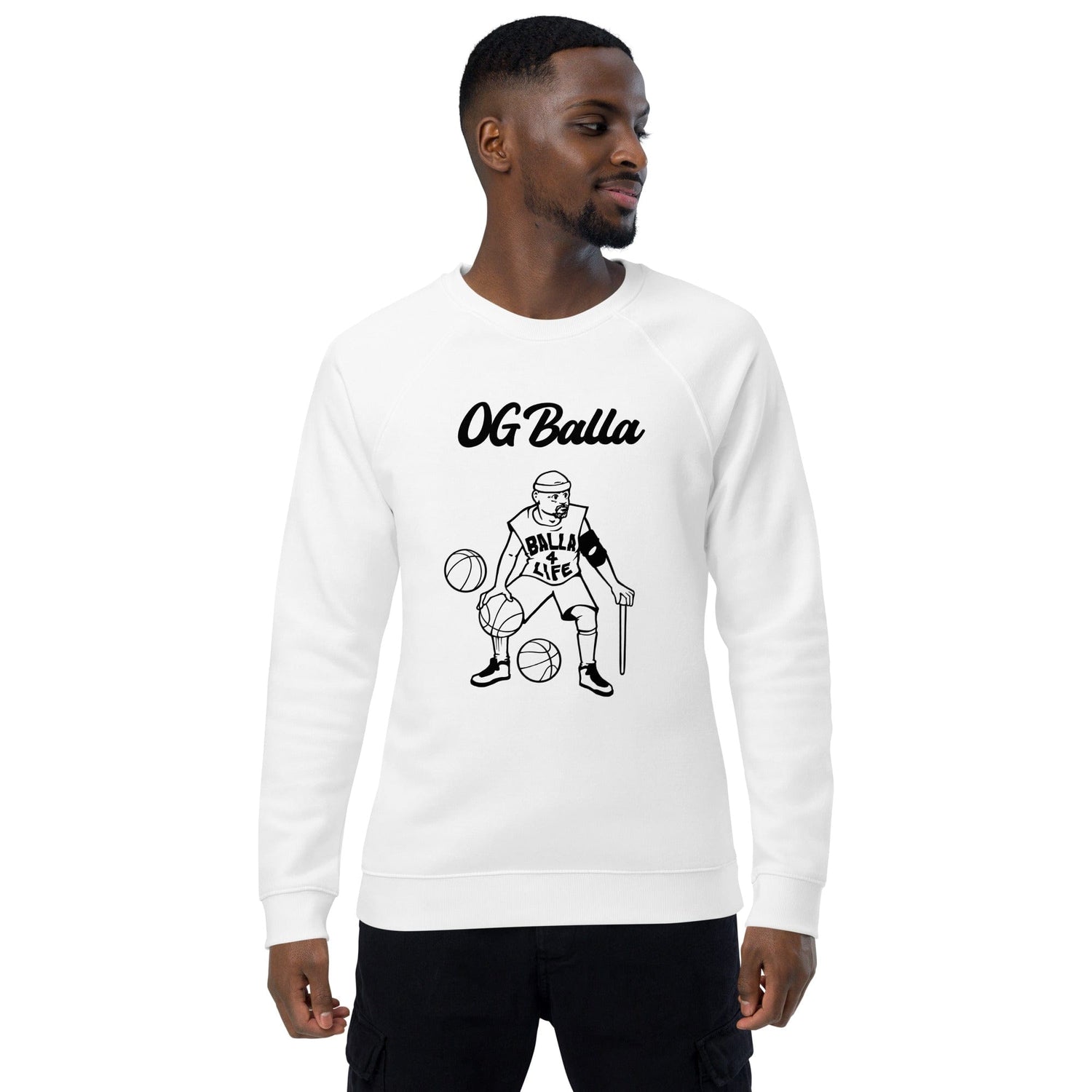 OGBALLA Unisex organic raglan sweatshirt