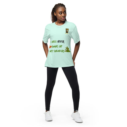 OGBALLA I Will Never Hang Up My Sneakers  Unisex performance crew neck t-shirt *NEW