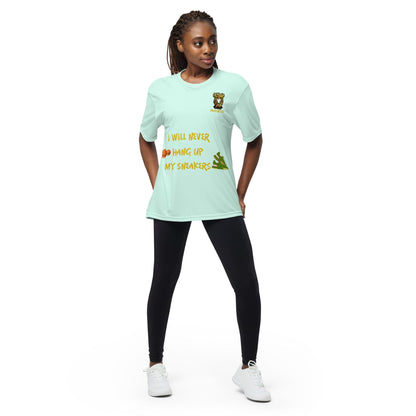 OGBALLA I Will Never Hang Up My Sneakers Unisex performance crew neck t-shirt