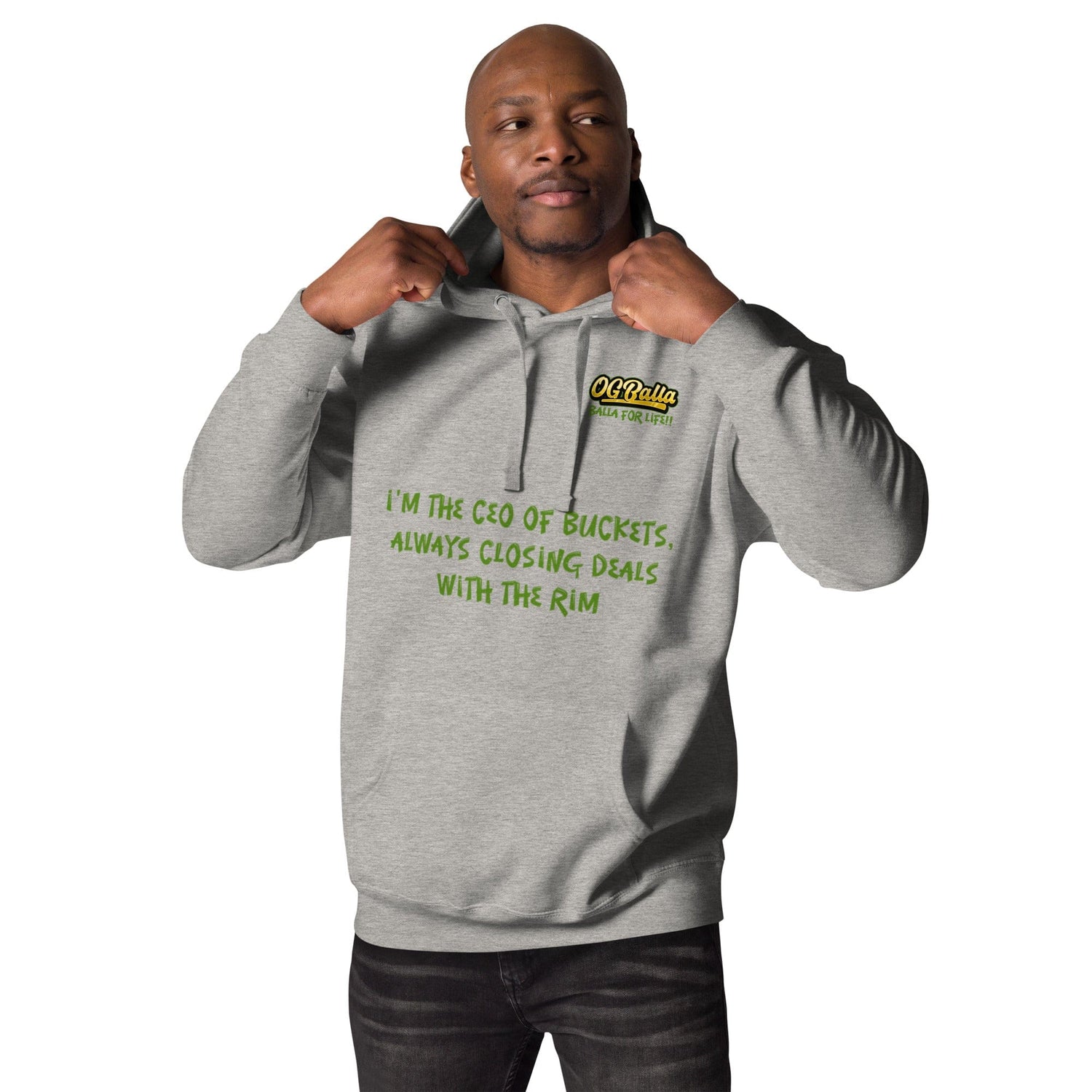 OGBALLA &quot;CEO Of Buckets - Dominating The Court Unisex Hoodie