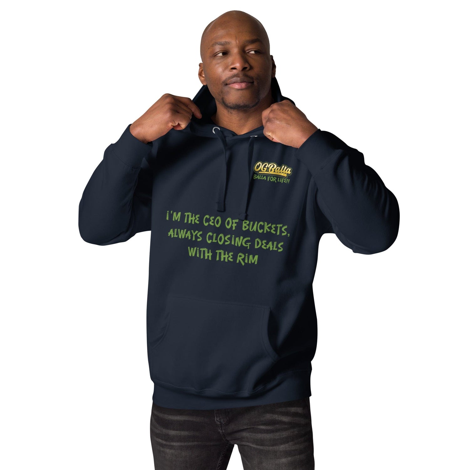 OGBALLA &quot;CEO Of Buckets - Dominating The Court Unisex Hoodie