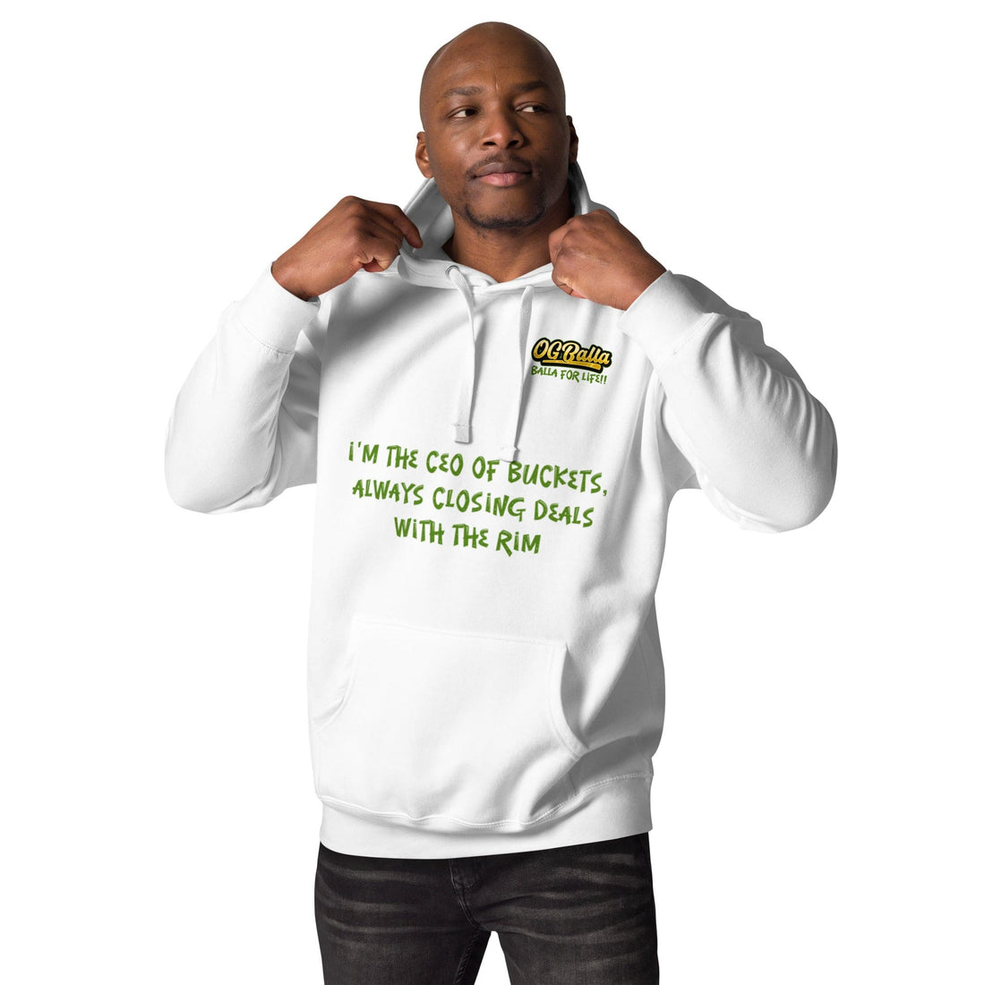 OGBALLA &quot;CEO Of Buckets - Dominating The Court Unisex Hoodie