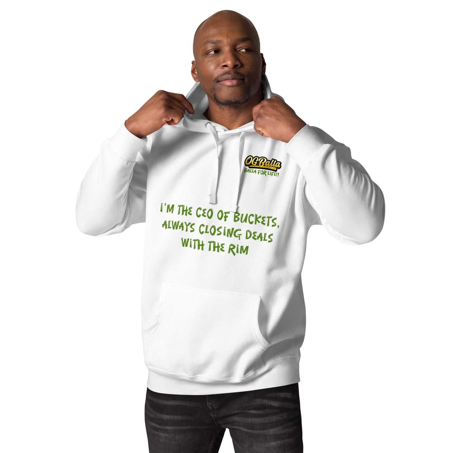 OGBALLA &quot;CEO Of Buckets - Dominating The Court Unisex Hoodie