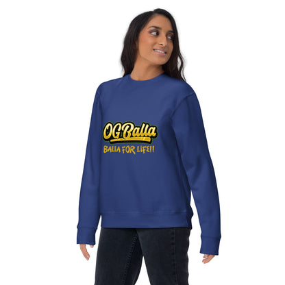 OGBALLA &quot;I Am In A Relationship With The Rim&quot; Unisex Premium Sweatshirt *NEW - OGBALLA.com