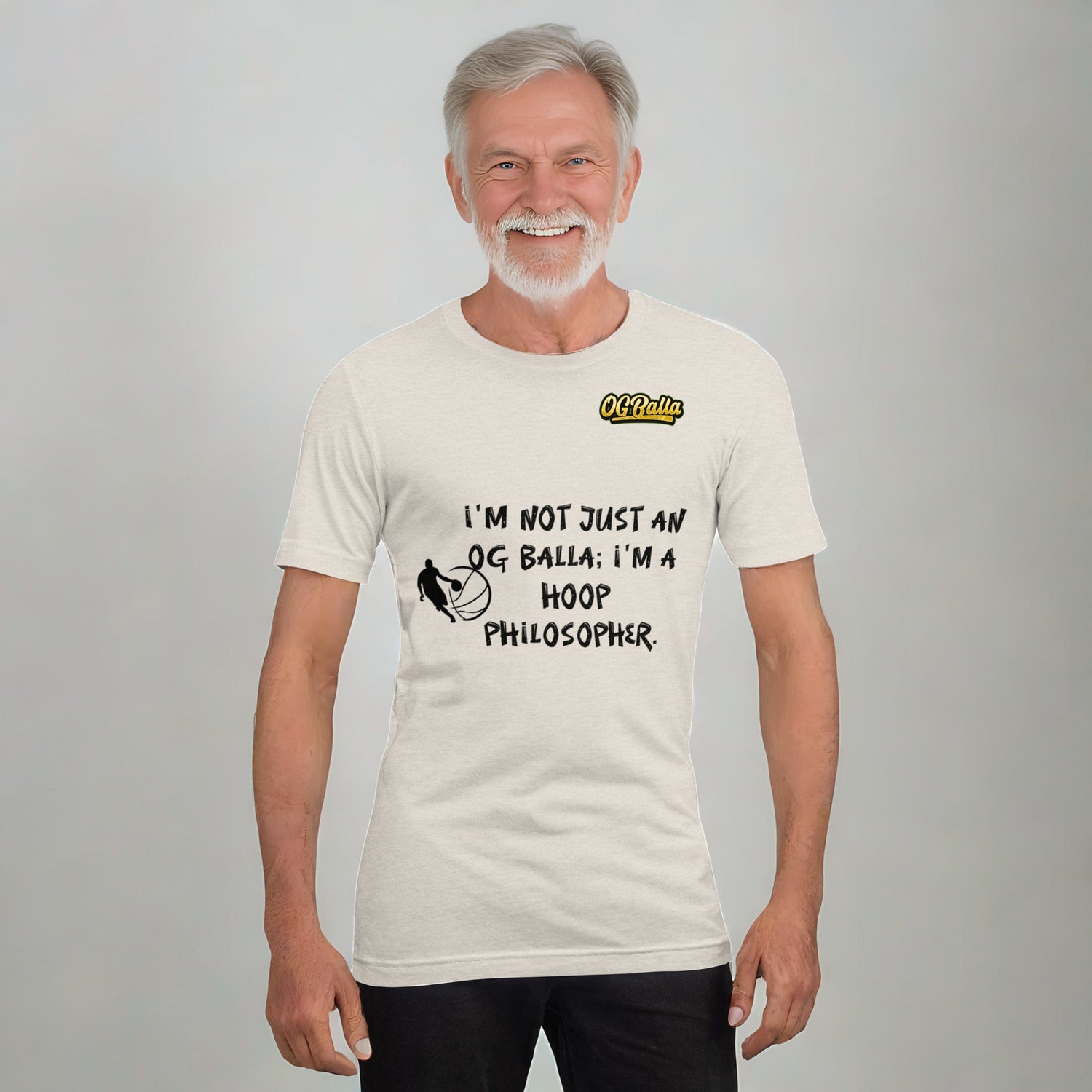 OGBALLA Hoop Philosopher Unisex t-shirt