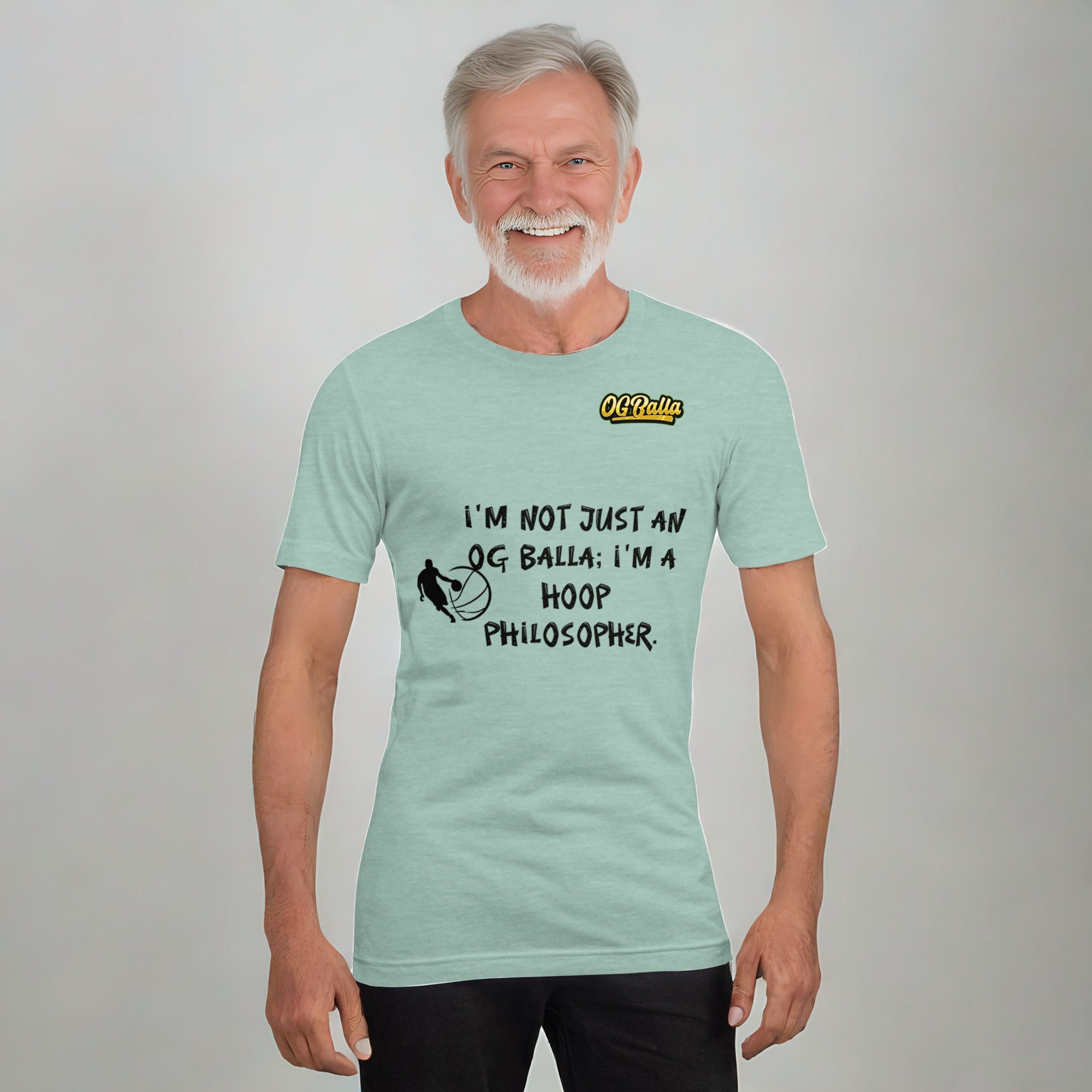 OGBALLA Hoop Philosopher Unisex t-shirt