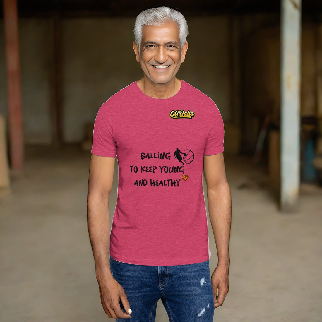 OGBALLA "Balling To Keep Young and Healthy" Unisex t-shirt