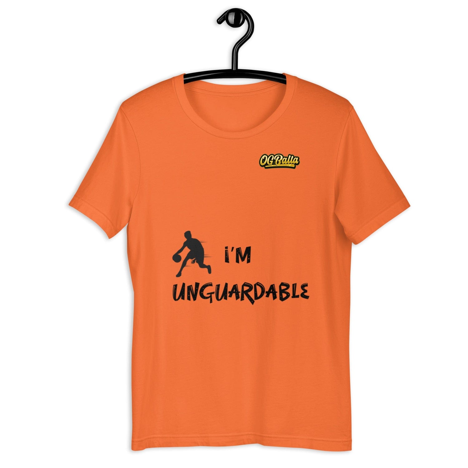 OGBALLA Je suis unguardable Citation humoristique de basket-ball T-shirt unisexe