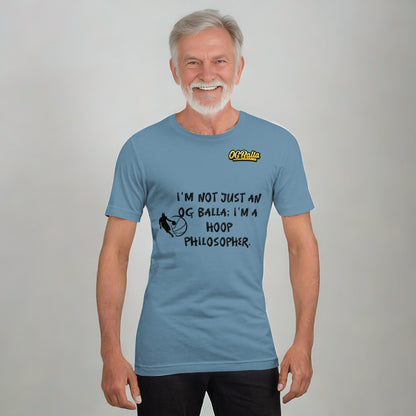 OGBALLA Hoop Philosopher Unisex t-shirt