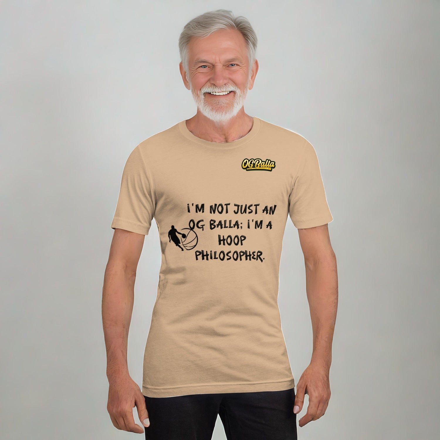 OGBALLA Hoop Philosopher Unisex t-shirt