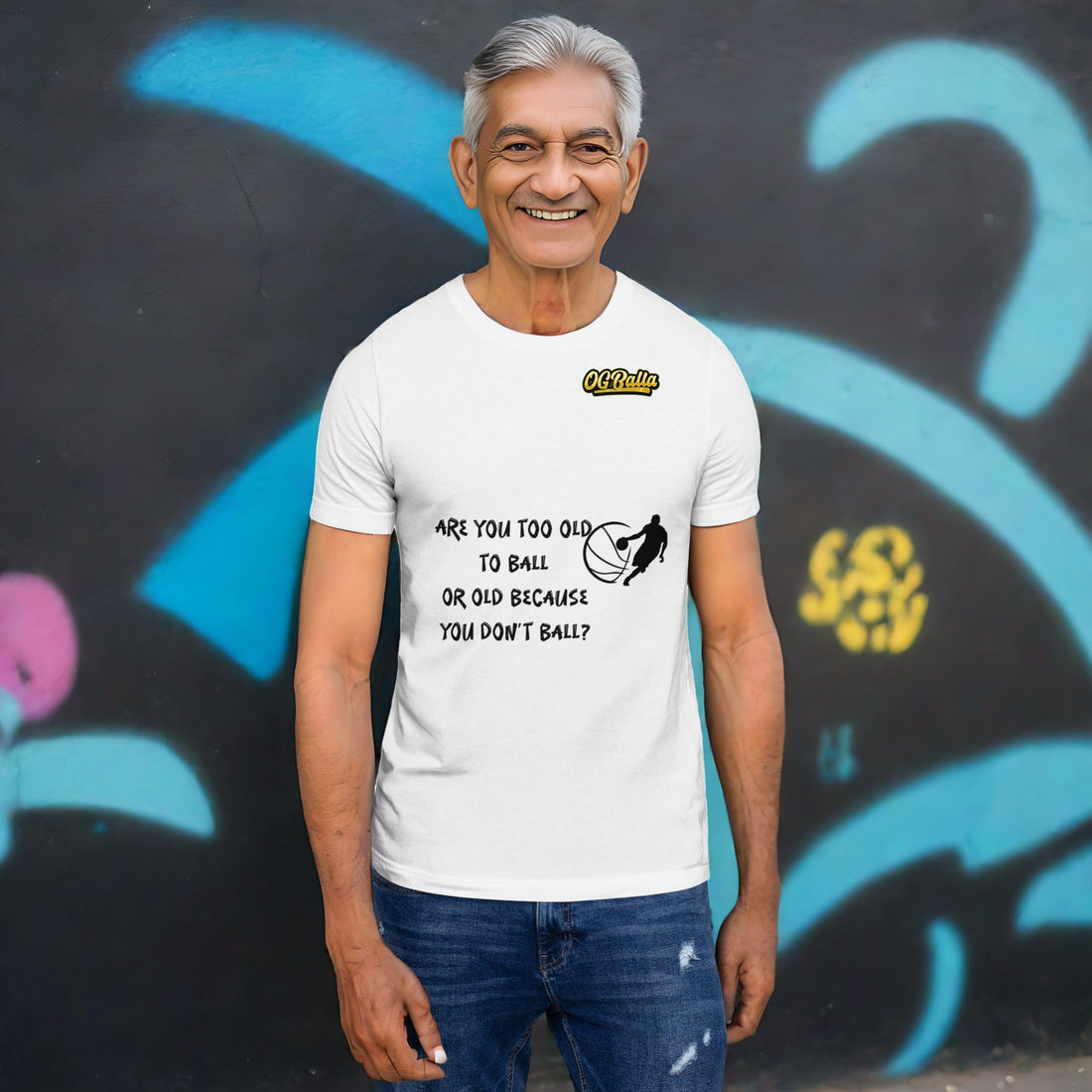 OGBALLA "Are You Too Old To Ball" Unisex t-shirt