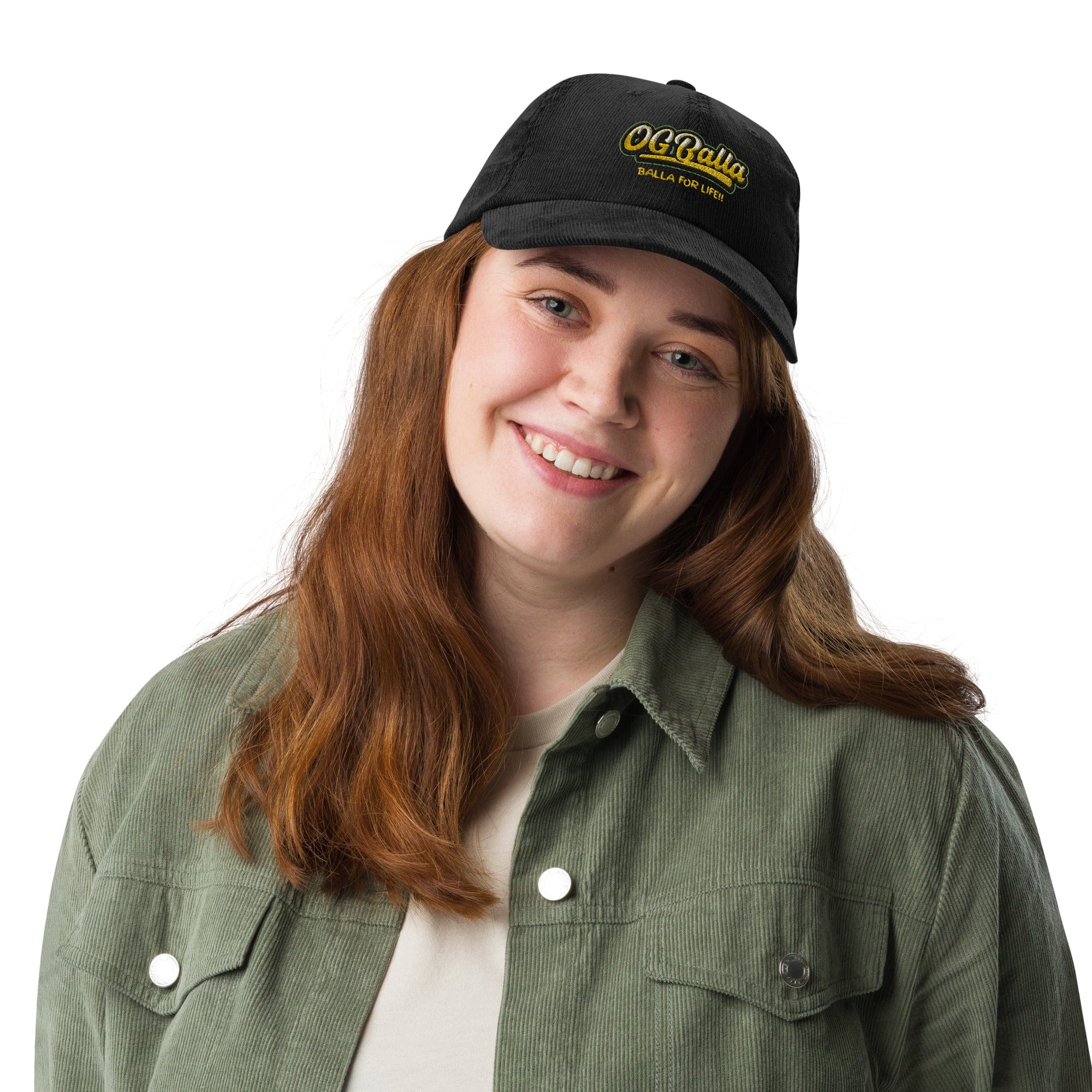 OGBALLA *NEW* &quot;Balla For Life&quot; Vintage corduroy cap - OGBALLA.com
