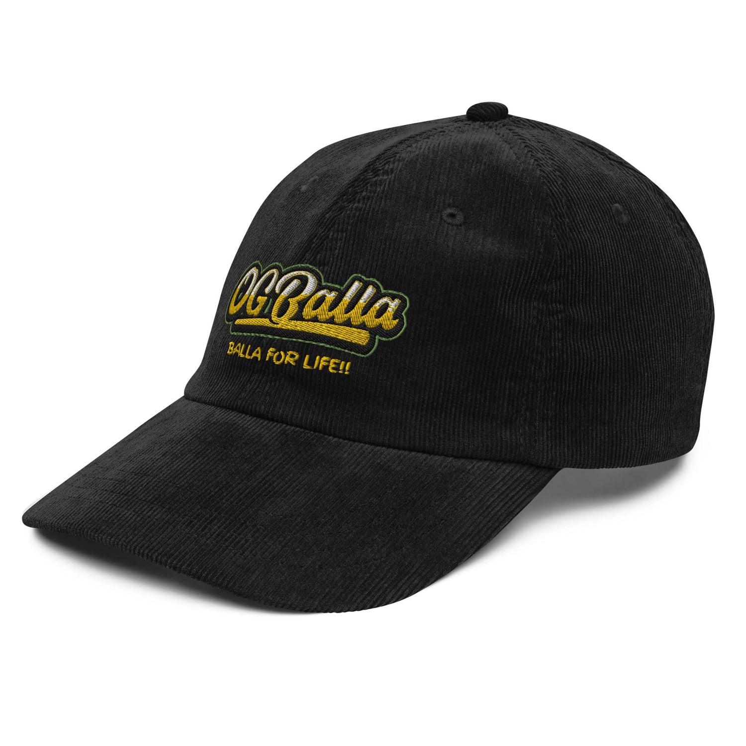 OGBALLA *NEW* &quot;Balla For Life&quot; Vintage corduroy cap - OGBALLA.com