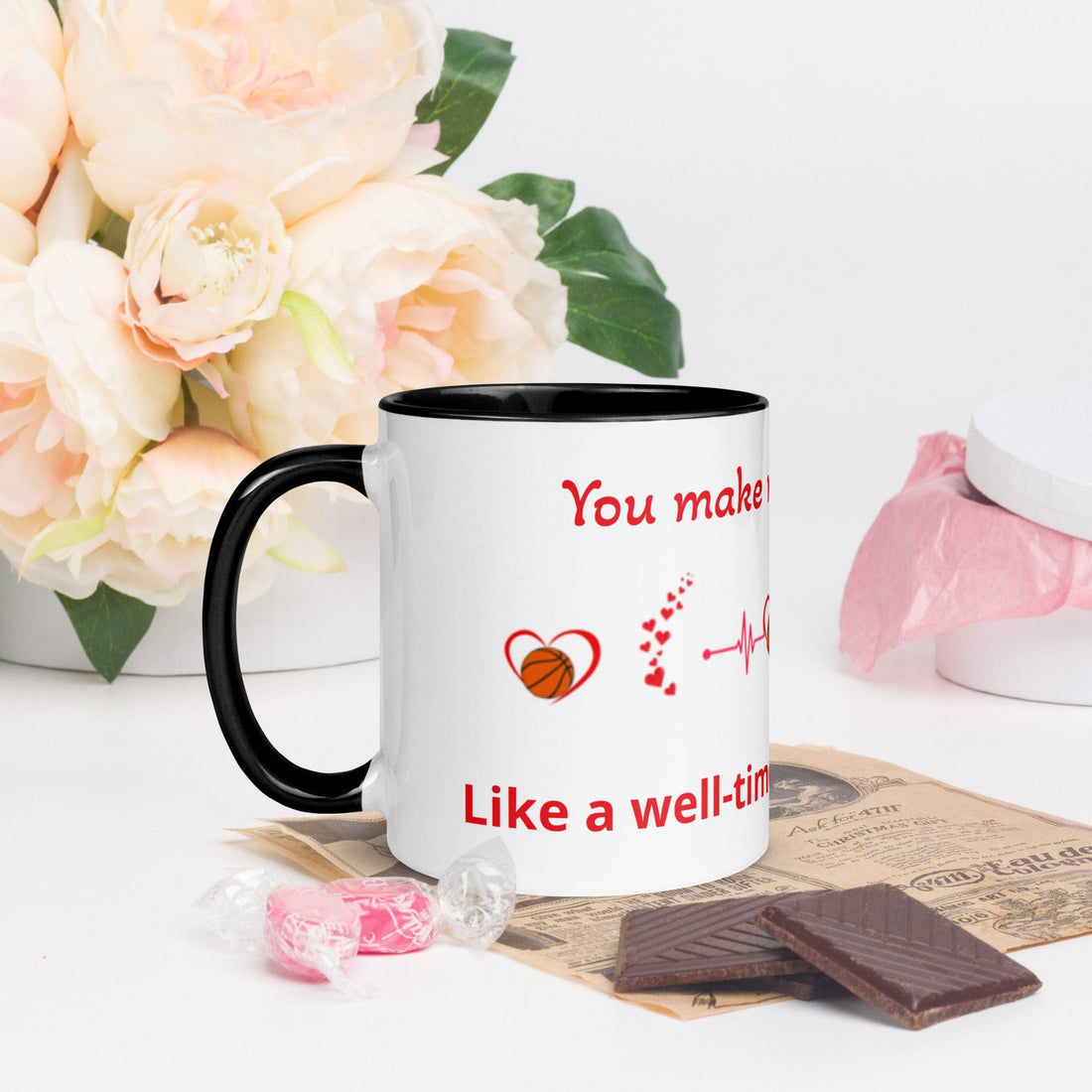 OGBALLA Valentine Mug with Color Inside *NEW