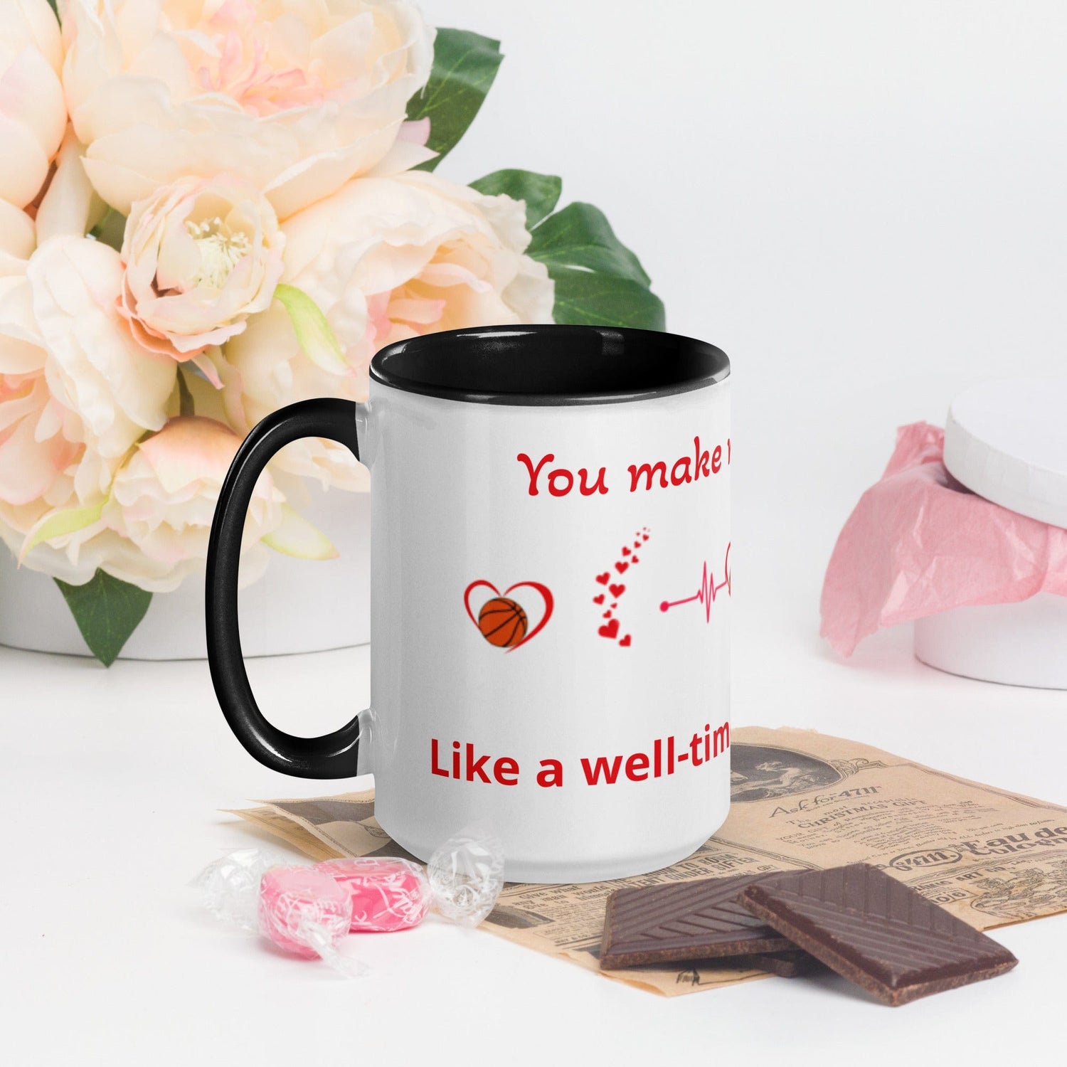 OGBALLA Valentine Mug with Color Inside *NEW