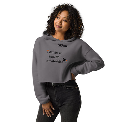 OGBALLA I Will Never Hang Crop Hoodie *NEW*