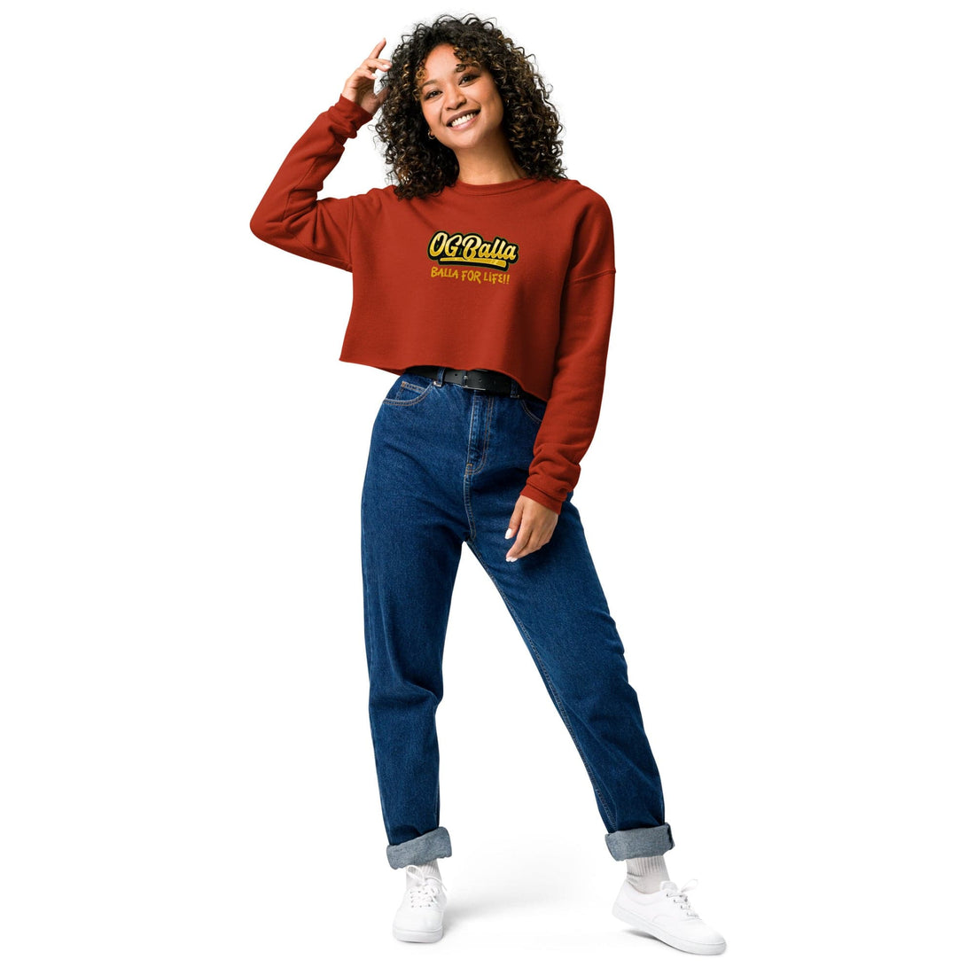 OGBALLA Crop Sweatshirt