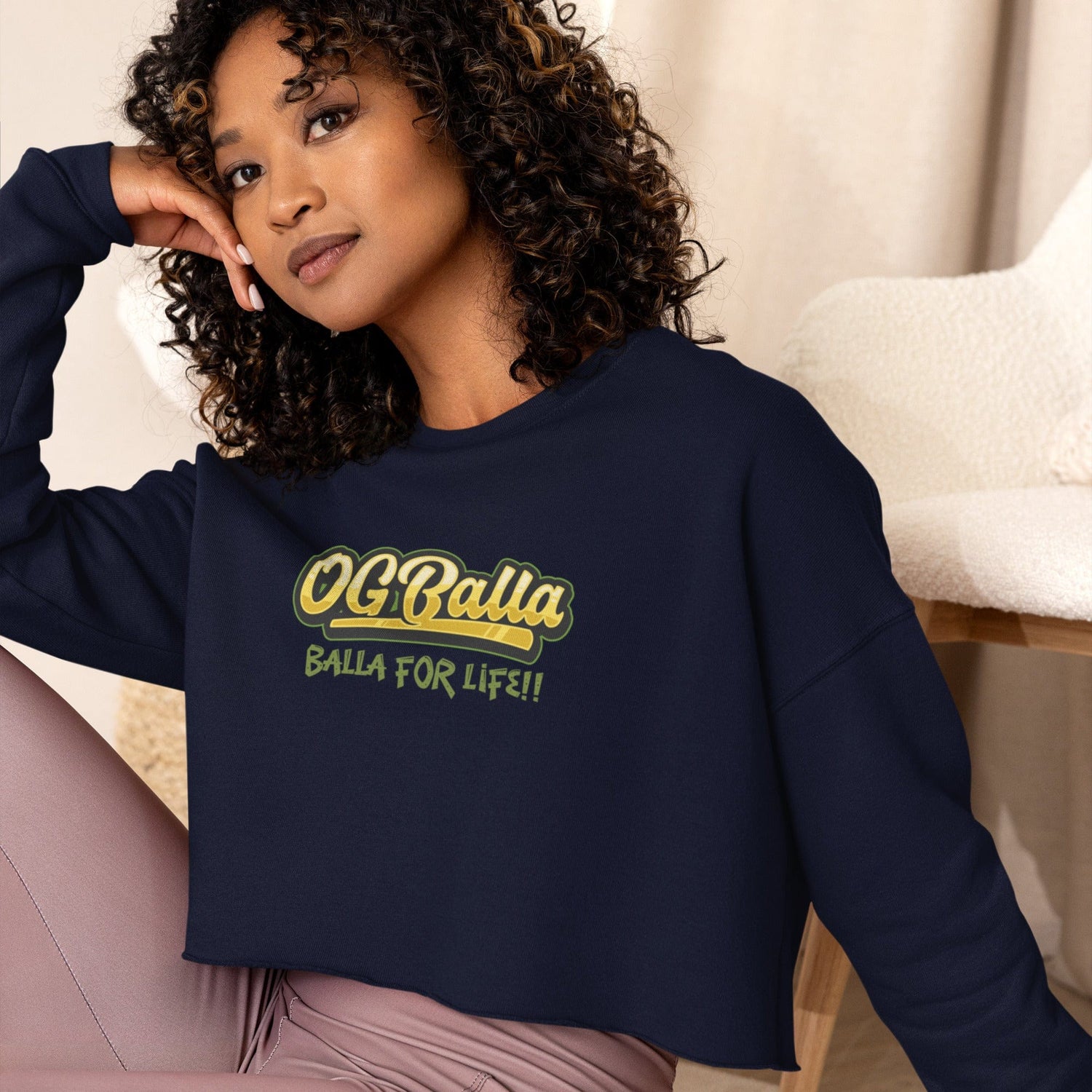 OGBALLA Crop Sweatshirt