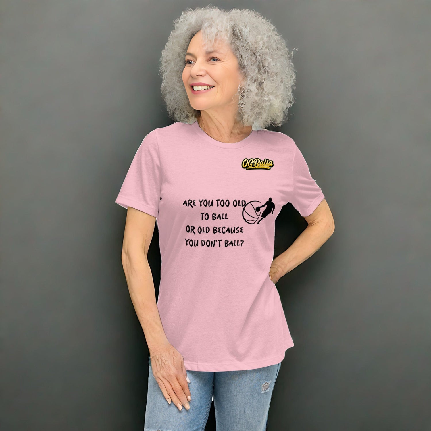 OGBALLA Êtes-vous trop vieux T-shirt décontracté pour femmes *NOUVEAU*