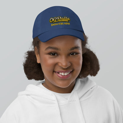 OGBALLA Balla For Life Youth baseball cap - OGBALLA.com