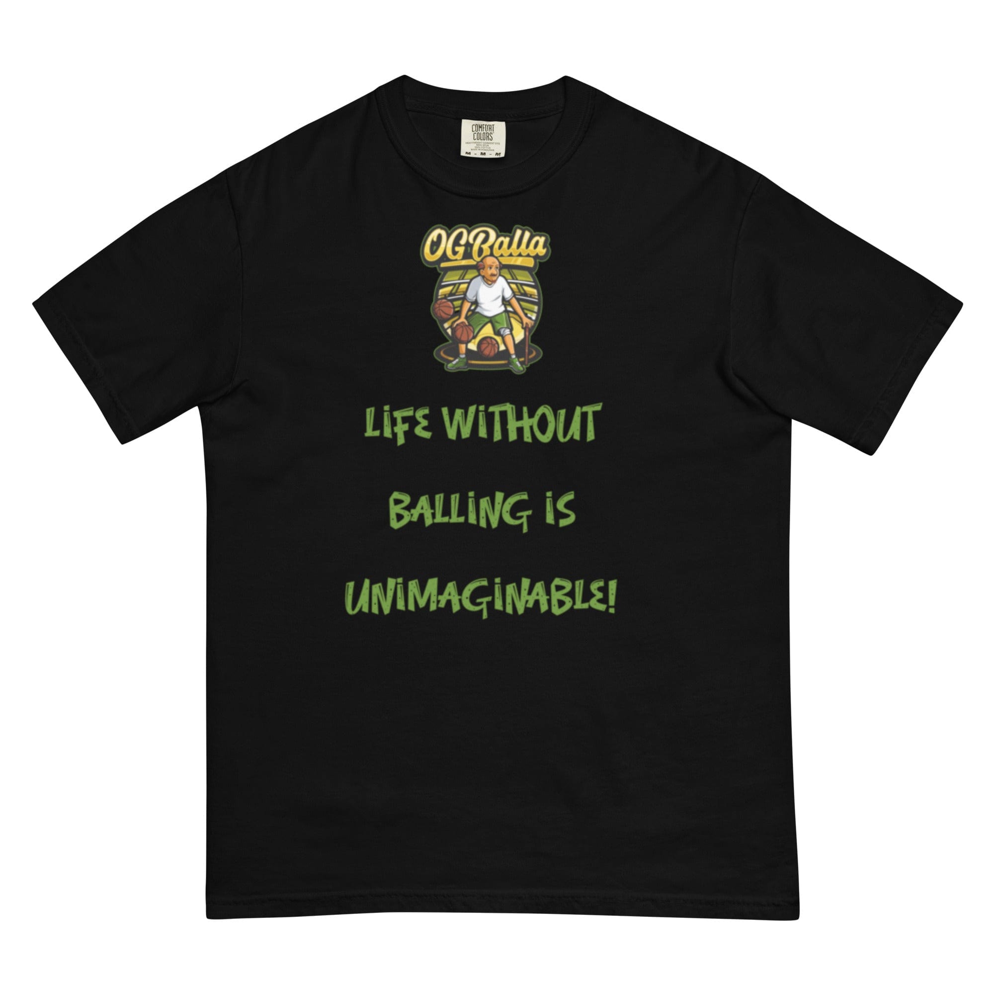 OGBALLA NEW Life Without Balling is Unimaginable Men’s garment-dyed heavyweight t-shirt - OGBALLA.com