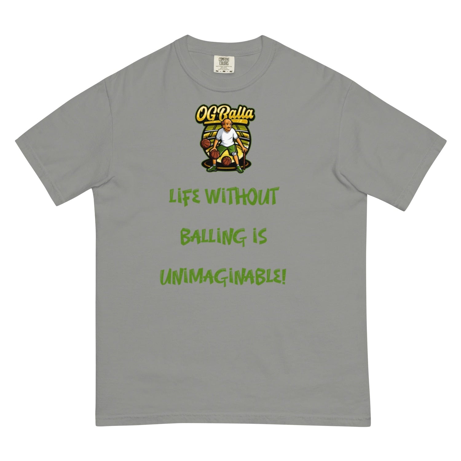 OGBALLA NEW Life Without Balling is Unimaginable Men’s garment-dyed heavyweight t-shirt - OGBALLA.com