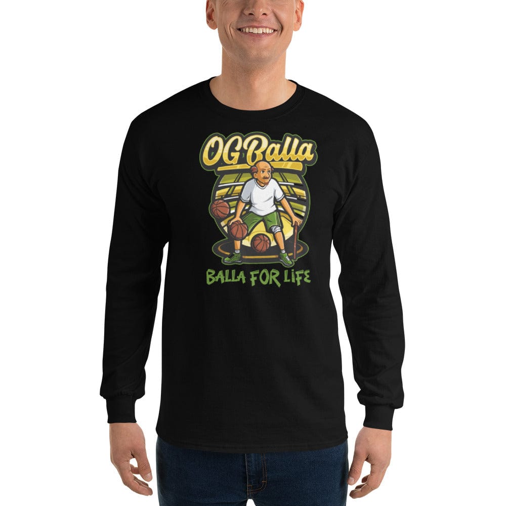 OGBALLA Balla For Life Men’s Long Sleeve Shirt - OGBALLA.com