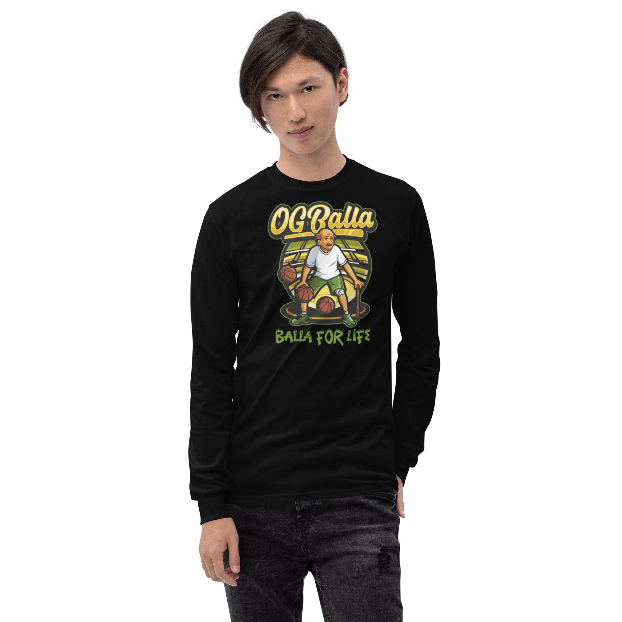 OGBALLA Balla For Life Men’s Long Sleeve Shirt - OGBALLA.com