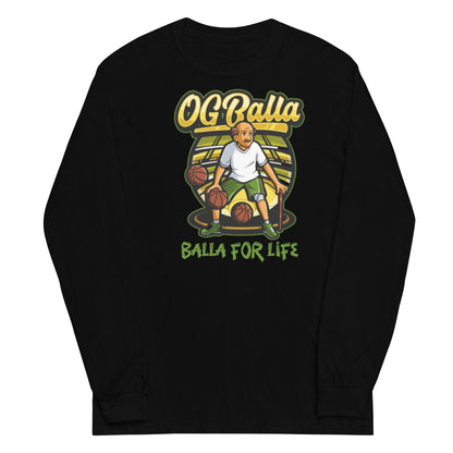 OGBALLA Balla For Life Men’s Long Sleeve Shirt - OGBALLA.com