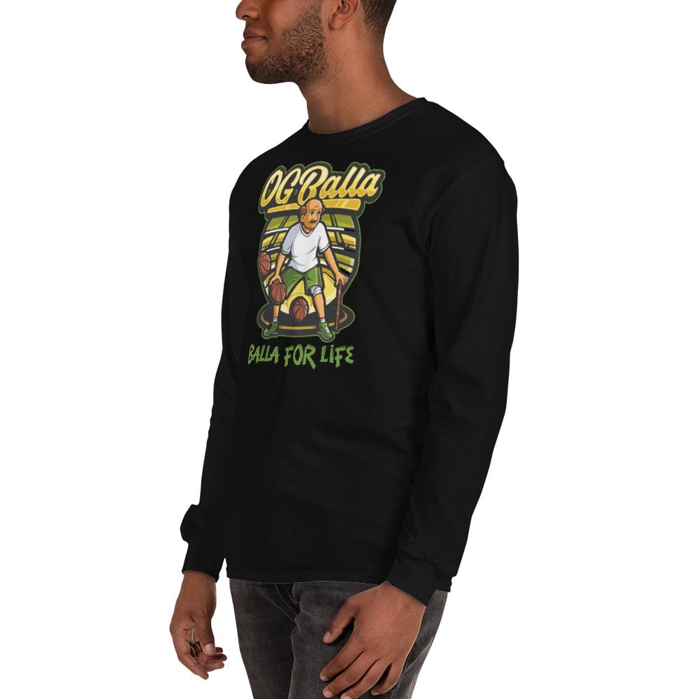 OGBALLA Balla For Life Men’s Long Sleeve Shirt - OGBALLA.com