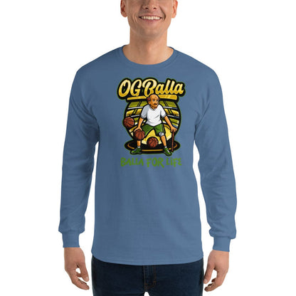 OGBALLA Balla For Life Men’s Long Sleeve Shirt - OGBALLA.com