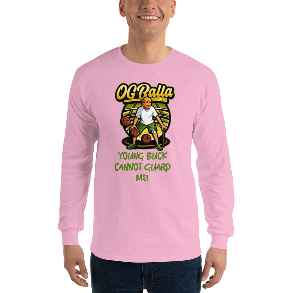 OGBALLA Young Buck Cannot Guard Me Men’s Long Sleeve Shirt - OGBALLA.com