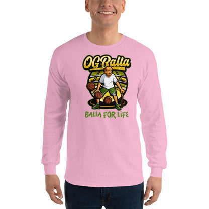 OGBALLA Balla For Life Men’s Long Sleeve Shirt - OGBALLA.com