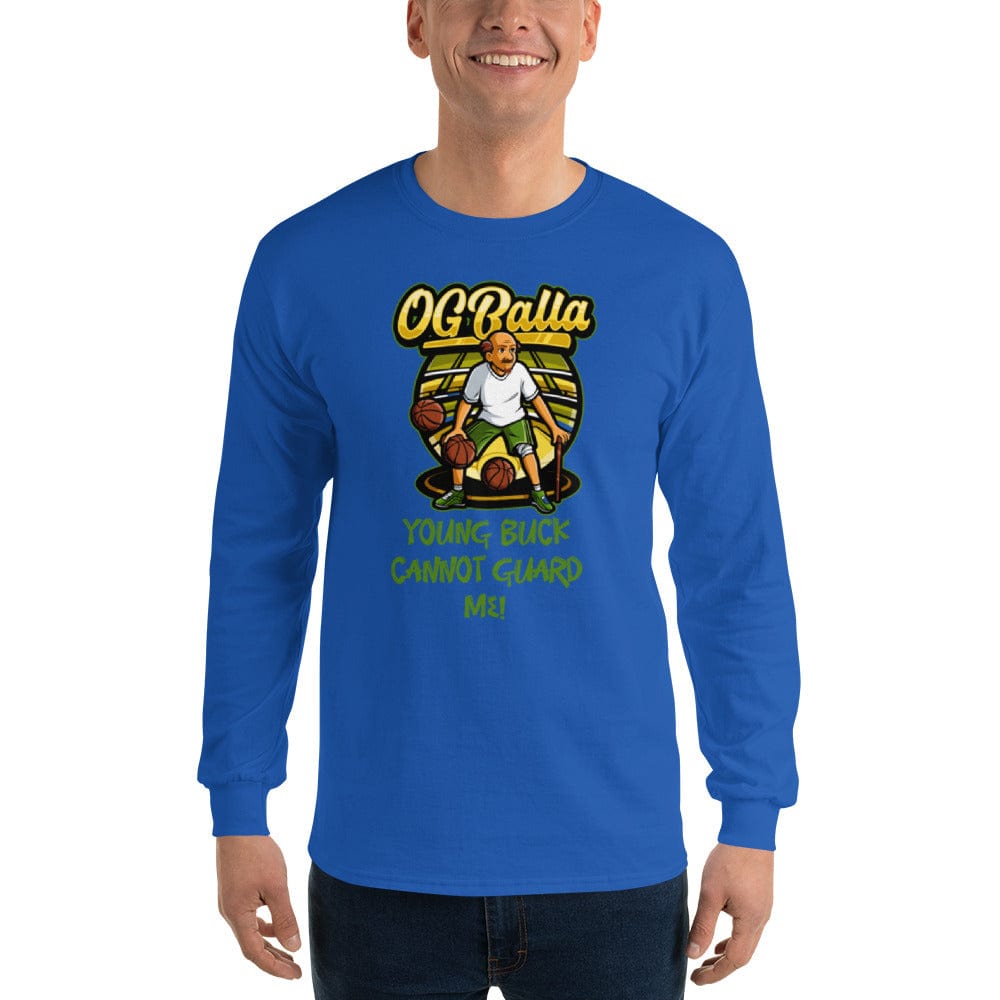 OGBALLA Young Buck Cannot Guard Me Men’s Long Sleeve Shirt - OGBALLA.com