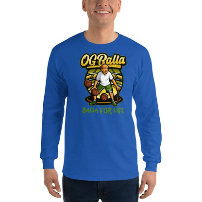 OGBALLA Balla For Life Men’s Long Sleeve Shirt - OGBALLA.com