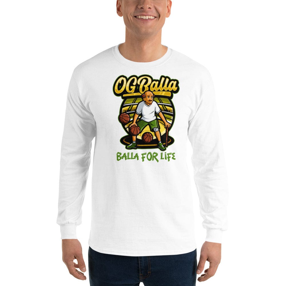 OGBALLA Balla For Life Men’s Long Sleeve Shirt - OGBALLA.com