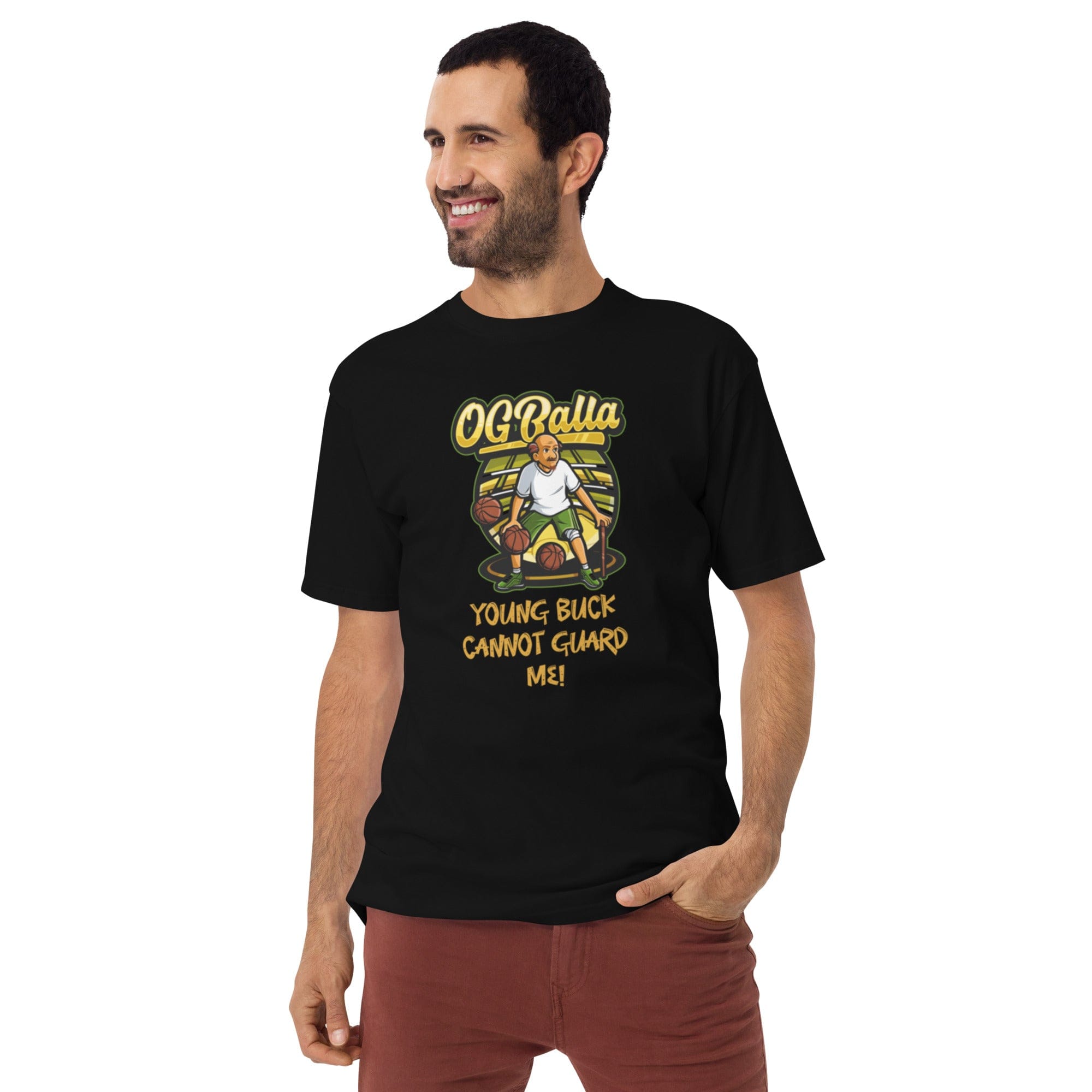 OGBALLA Young Buck Cannot Guard Me Men’s premium heavyweight tee - OGBALLA.com