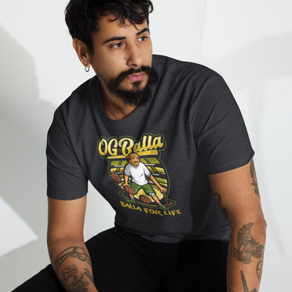 OGBALLA Balla For Life Men’s premium heavyweight tee - OGBALLA.com